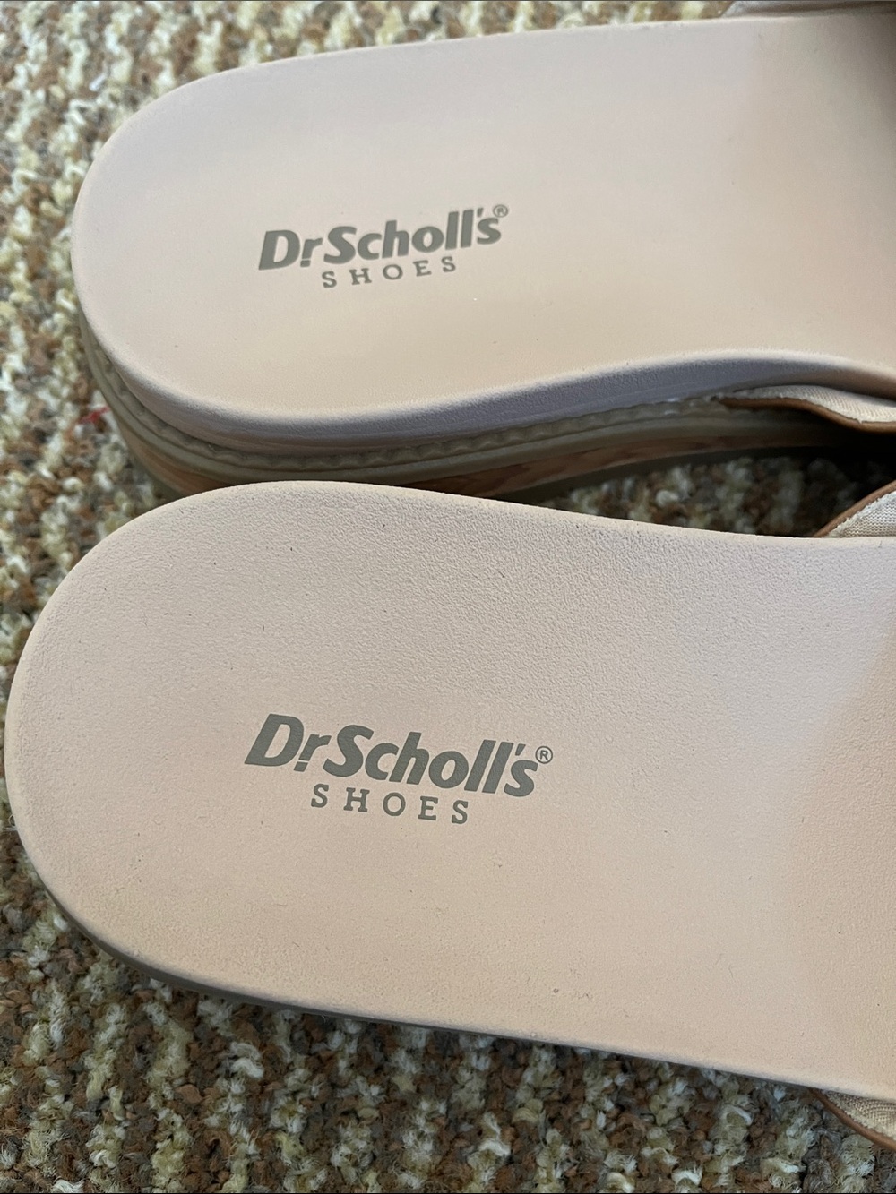 Dr. Scholl's Brown Slide Mules with Gold Accent - Picture 4 of 6
